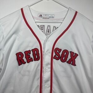 Boston‎ Red Sox J.D. Martinez #28 Majestic MLB Cool Base Baseball Jersey Sz XL